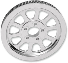 Load image into Gallery viewer, Chrome Rear Pulley - 66 Tooth DragSpecialties 191312 - Main Product View
