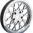Load image into Gallery viewer, Chrome Rear Pulley - 66 Tooth DragSpecialties 191312 - Detail View