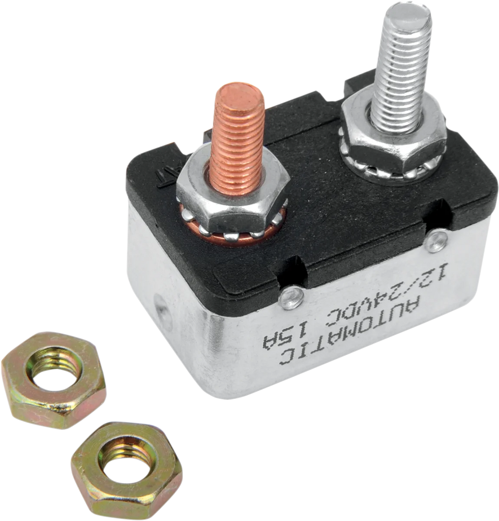 Circuit Breaker - 15A - Harley Davidson DragSpecialties MC-DRAG020 - Main Product View