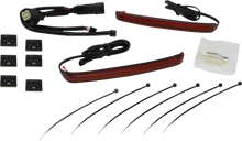 Load image into Gallery viewer, Ciro Bag Light Blades - Red Turn Signals 40062 - Main Product View