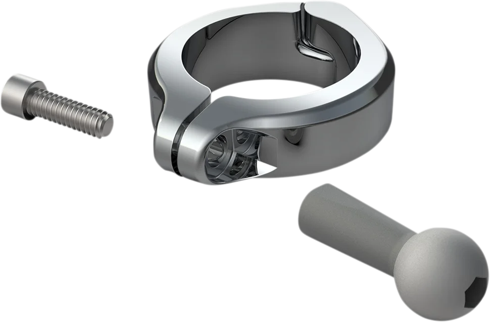 Ciro Ball Mount - Aluminum Clamp - 1-1/2" Handlebars - Chrome 50134 - Main Product View