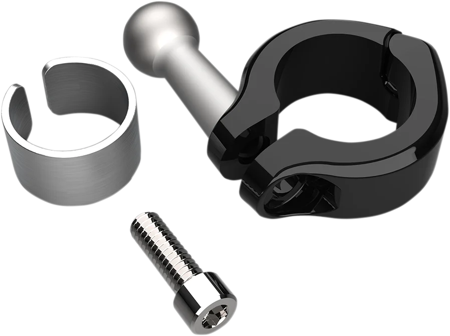 Ciro Ball Mount - Aluminum Clamp - 7/8" - 1" Handlebars - Black 50129 - Main Product View