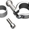 Load image into Gallery viewer, Ciro Ball Mount - Aluminum Clamp - 7/8" - 1" Handlebars - Chrome 50128 - Main Product View