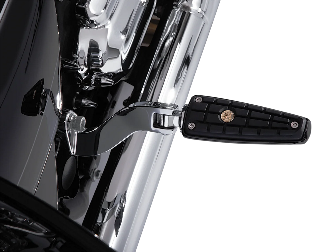 Ciro CMX Footpegs - Black - with Mount 61026 - Side View