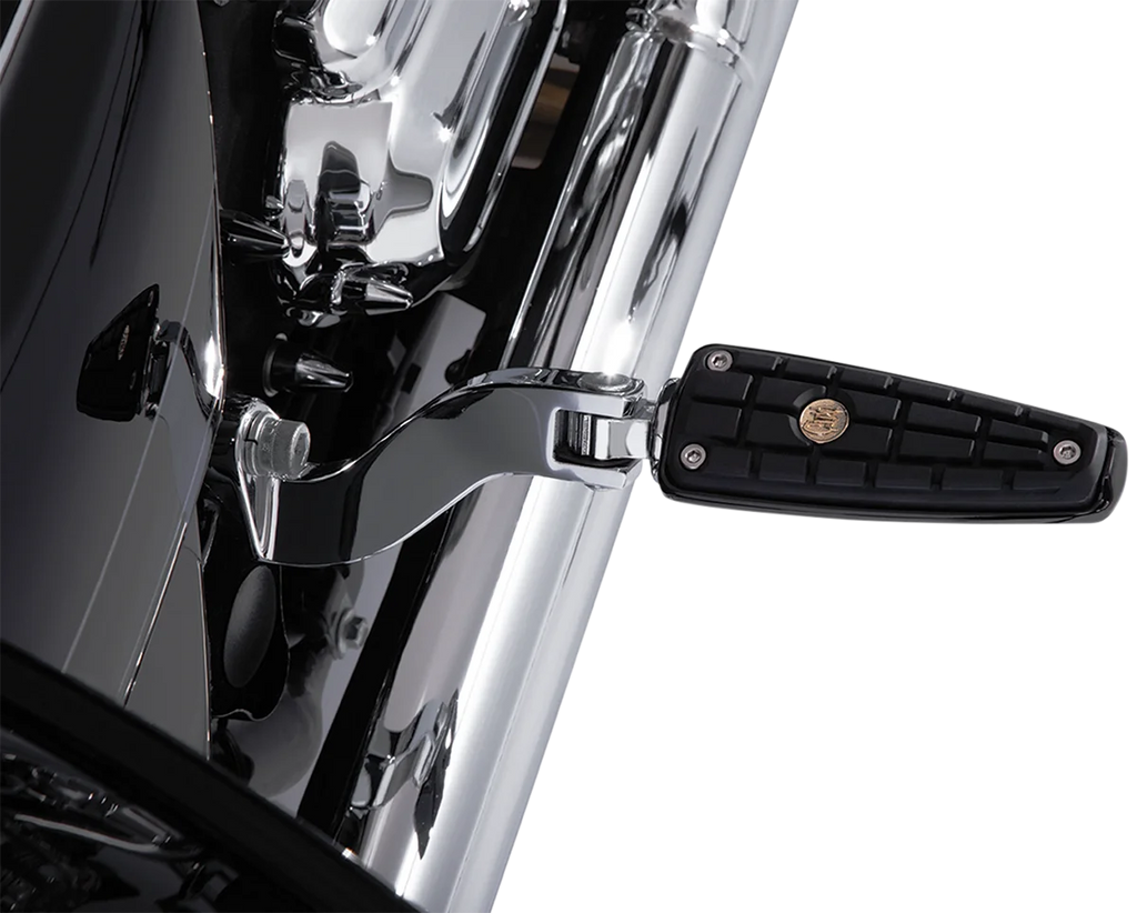 Ciro CMX Footpegs - Black - with Mount 61026 - Side View