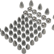 Load image into Gallery viewer, Ciro Caps - Flute - M8 - Chrome 70023 - Main Product View