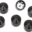 Load image into Gallery viewer, Ciro Caps - Peaked - Rocker Box - Black 70008 - Main Product View