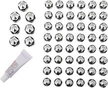 Load image into Gallery viewer, Ciro Caps - Peaked - Rocker Box - Chrome 70007 - Side View