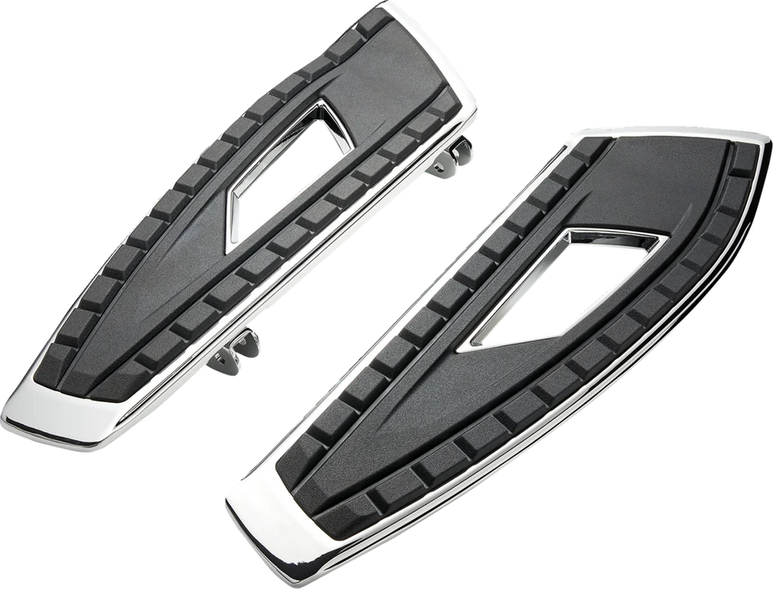 Ciro Chicane™ Floorboards - Driver - Black 61720 - Side View