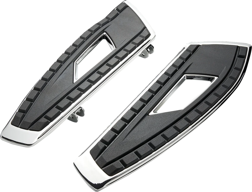 Ciro Chicane™ Floorboards - Driver - Chrome 61700 - Main Product View