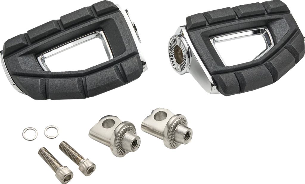 Ciro Chicane™ Footrests - Chrome 61600 - Main Product View