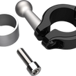Load image into Gallery viewer, Ciro Clamp - Aluminum - Gen 2 - 1-1/4"/1-1/8" - Black 55139 - Side View