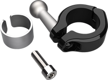 Load image into Gallery viewer, Ciro Clamp - Aluminum - Gen 2 - 1-1/4"/1-1/8" - Black 55139 - Side View