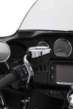 Load image into Gallery viewer, Ciro Drink Holder - 1-1/4" Handlebar Mount - Chrome/Chrome Clamp 50414 - Side View