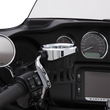 Load image into Gallery viewer, Ciro Drink Holder - 7/8" &amp; 1" Handlebar Mount - Chrome/Chrome Clamp 50412 - Side View