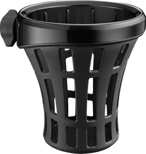 Ciro Drink Holder - Gen 2 - Big Ass® - Black - Black 1-1/8"/1-1/4" Handlebar Mount 55915 - Main Product View