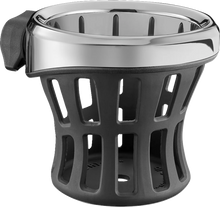 Load image into Gallery viewer, Ciro Drink Holder - Gen 2 - Big Ass® - Black - Black 1-1/8&quot;/1-1/4&quot; Handlebar Mount 55915 - Side View