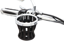 Load image into Gallery viewer, Ciro Drink Holder - Gen 2 - Chrome - Chrome 1-1/8&quot;/1-1/4&quot; Handlebar Mount 55414 - Main Product View