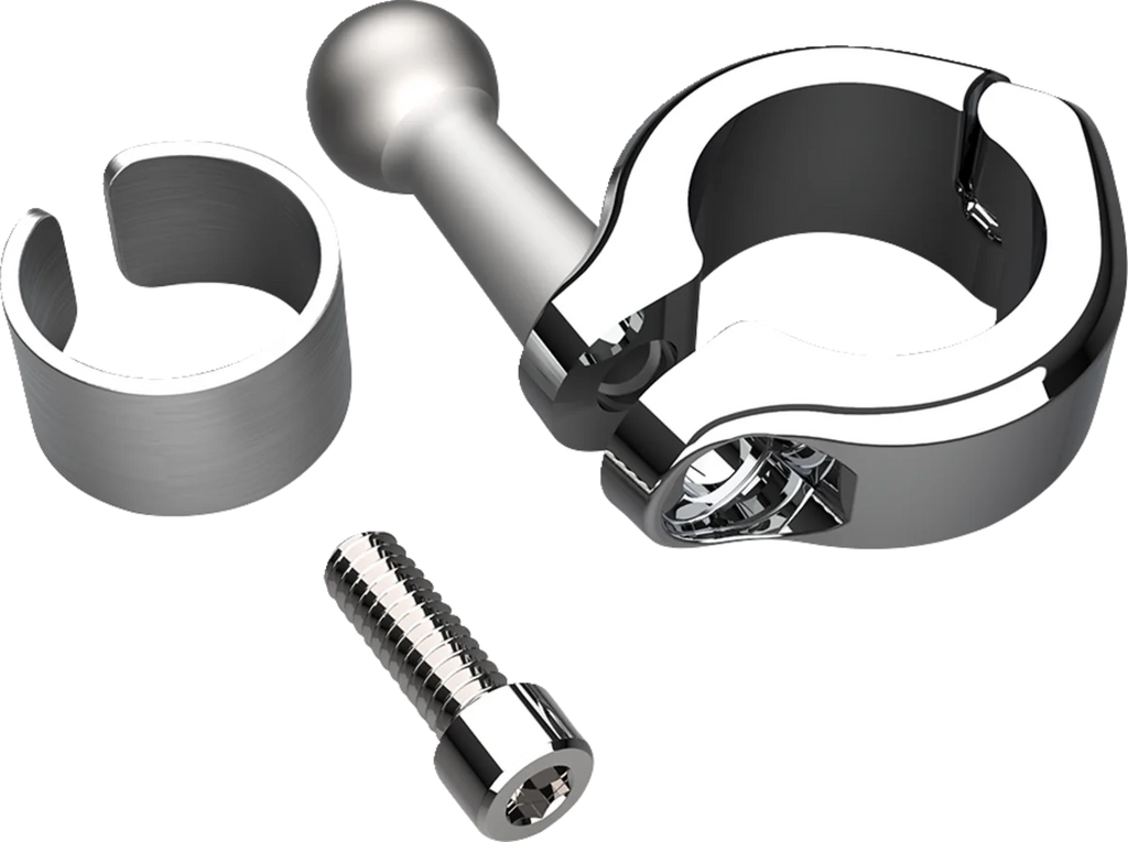 Ciro Drink Holder - Gen 2 - Chrome - Chrome 7/8"/1" Handlebar Mount 55412 - Main Product View