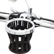 Load image into Gallery viewer, Ciro Drink Holder - Gen 2 - Chrome - Chrome 7/8"/1" Handlebar Mount 55412 - Side View