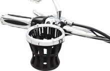 Load image into Gallery viewer, Ciro Drink Holder - Gen 2 - Chrome - Chrome 7/8&quot;/1&quot; Handlebar Mount 55412 - Side View