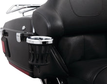 Load image into Gallery viewer, Ciro Drink Holder - Gen 2 - Chrome - Passenger - Black Mount 55422 - Main Product View