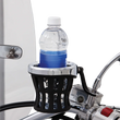 Load image into Gallery viewer, Ciro Drink Holder - Mirror Stem Mount - Chrome/Black 50420 - Side View