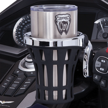 Load image into Gallery viewer, Ciro Drink Holder - Perch Mount - Chrome 50810 - Side View