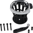 Load image into Gallery viewer, Ciro Drink Holder - Perch Mount - Chrome/Black 50411 - Main Product View