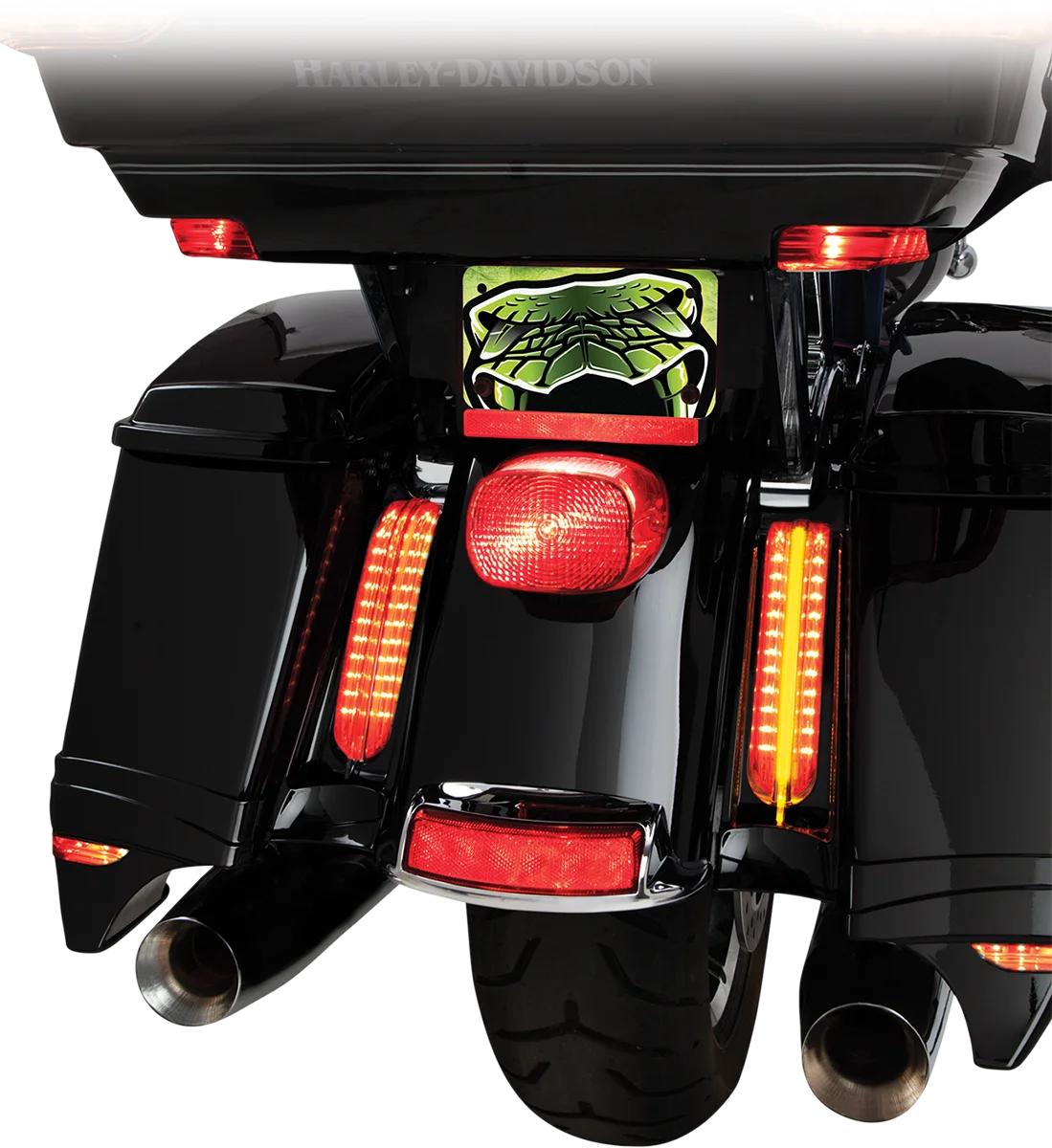 Ciro Filler Panel Accent Lights- Black 40003 - Side View
