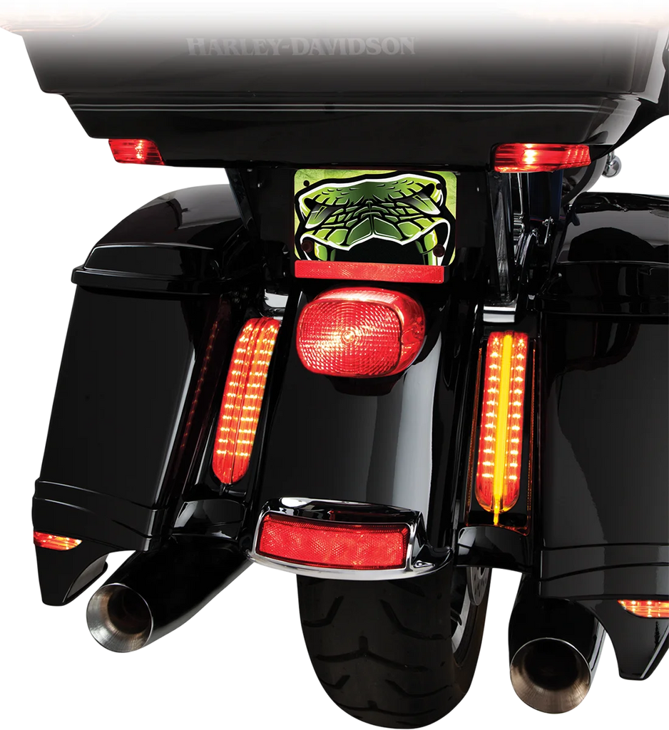 Ciro Filler Panel Accent Lights- Black 40003 - Side View