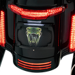 Load image into Gallery viewer, Ciro Filler Panel LED Lights - Black/Red 40046 - Back View