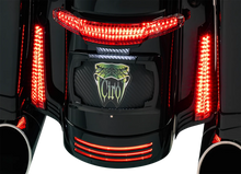 Load image into Gallery viewer, Ciro Filler Panel LED Lights - Black/Red 40046 - Back View