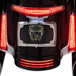 Load image into Gallery viewer, Ciro Filler Panel LED Lights - Chrome - Red 40045 - Back View