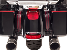 Load image into Gallery viewer, Ciro Filler Panel Lights - Red - Black 40049 - Side View