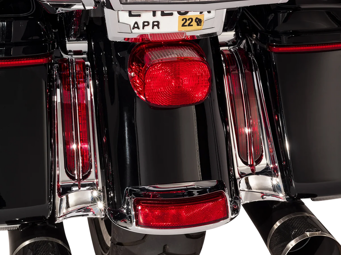 Ciro Filler Panel Lights - Red - Black 40049 - Detail View