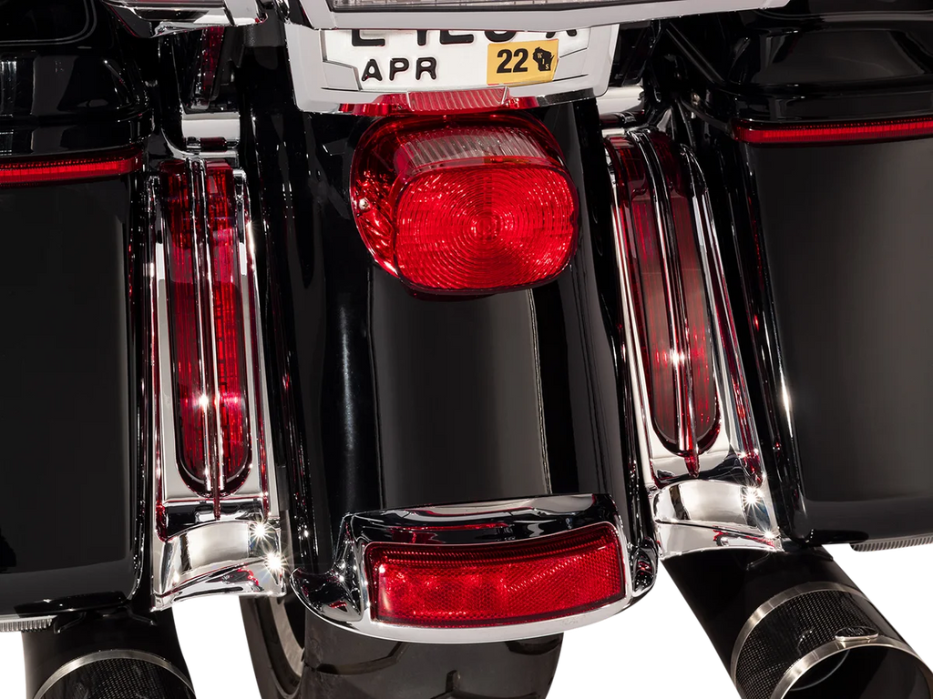 Ciro Filler Panel Lights - Red - Black 40049 - Detail View