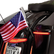 Load image into Gallery viewer, Ciro Flagpole Mount - Antenna Mount - Chrome 70608 - Side View