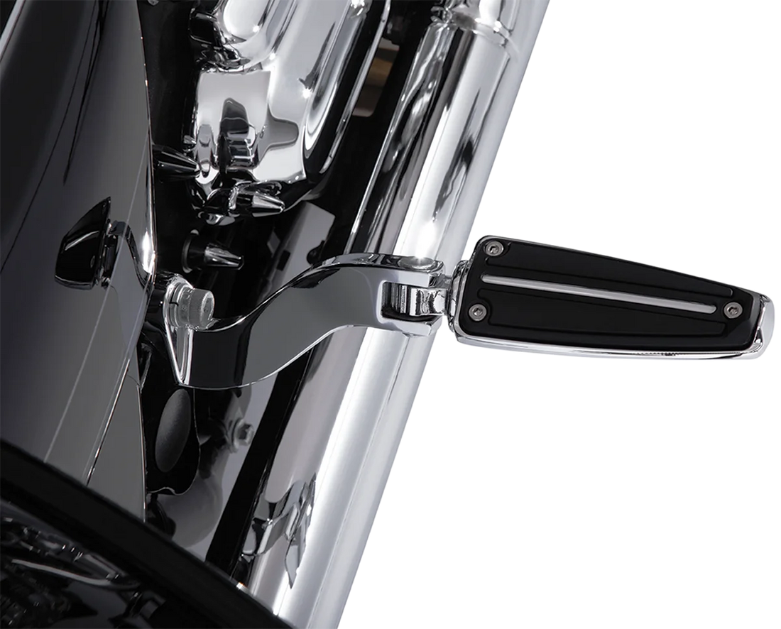 Ciro Footpeg w/ Mount - Chrome 61002 - Side View