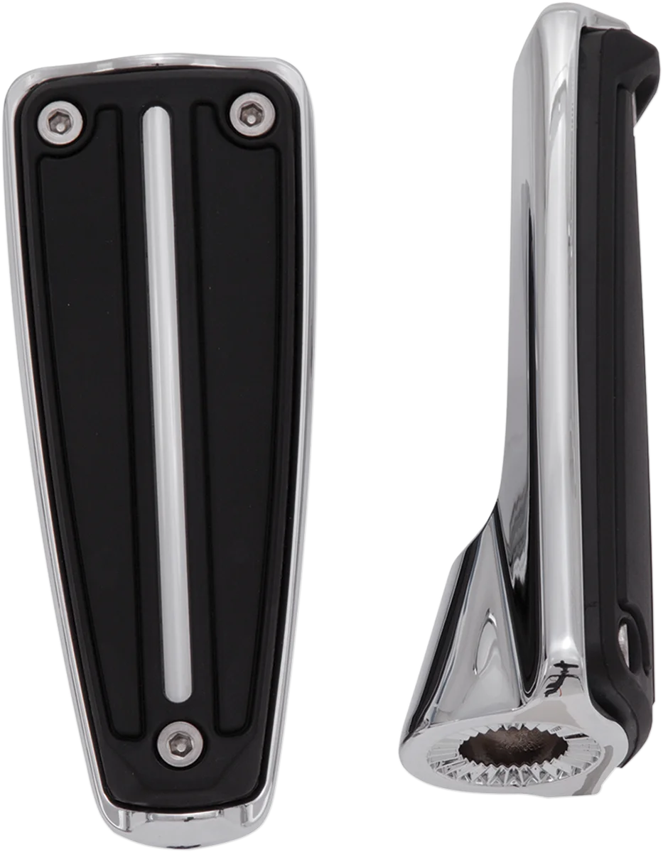Ciro Footpeg w/ Mount - Chrome 61002 - Detail View