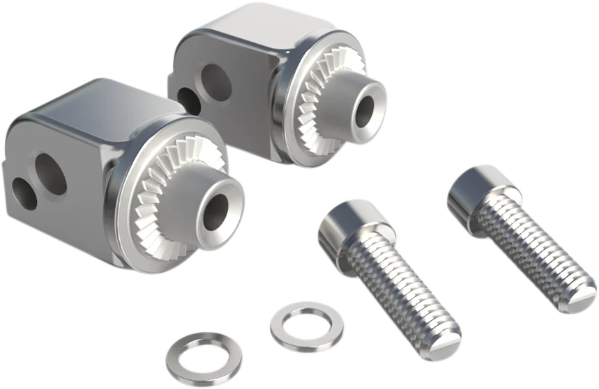 Ciro Footrest Adapter - Chrome 60015 - Main Product View