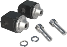Load image into Gallery viewer, Ciro Footrest Adapter - Chrome 60015 - Side View