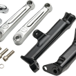 Load image into Gallery viewer, Ciro Frame Mounted Adjustable Highway Peg Mount - Extended - Chrome 60601 - Main Product View
