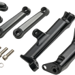 Load image into Gallery viewer, Ciro Frame Mounted Adjustable Highway Peg Mount - Standard - Black 60121 - Main Product View