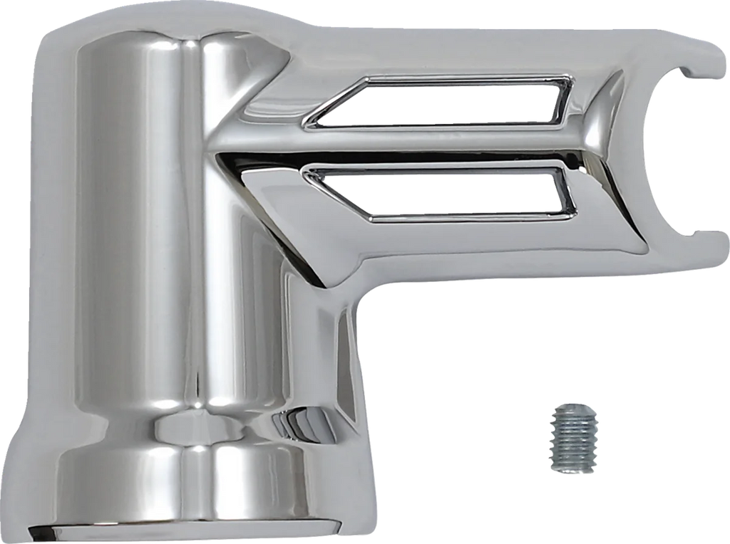 Ciro Fuel Line Fitting Cover - Chrome - M8 Touring/Trike 73025 - Main Product View