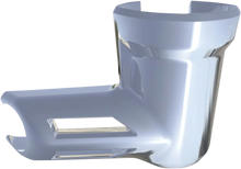 Load image into Gallery viewer, Ciro Fuel Line Fitting Cover - Chrome - M8 Touring/Trike 73025 - Side View