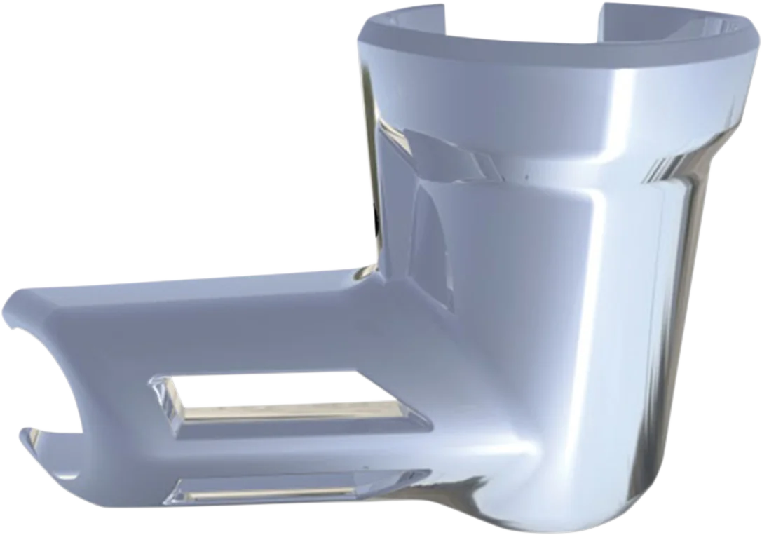 Ciro Fuel Line Fitting Cover - Chrome - Twin Cam/Sportster 73000 - Detail View