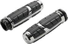 Load image into Gallery viewer, Ciro Grips - Chicane - Street Glide/Road Glide - Chrome 54005 - Main Product View