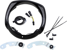 Load image into Gallery viewer, Ciro Headlight Bezel - Black 45201 - Main Product View