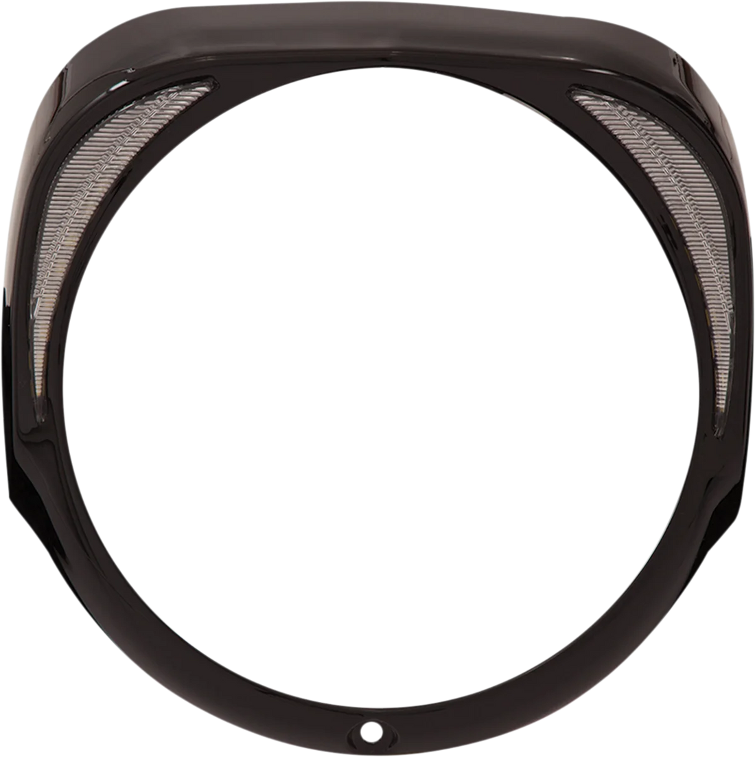 Ciro Headlight Bezel - Black 45201 - Side View